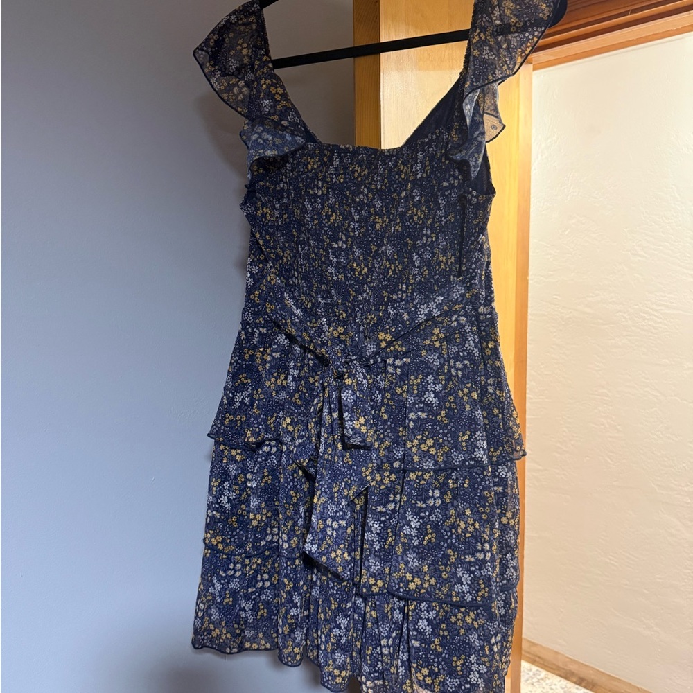 Altar’d State Floral Blue Dress - Picture 3 of 4